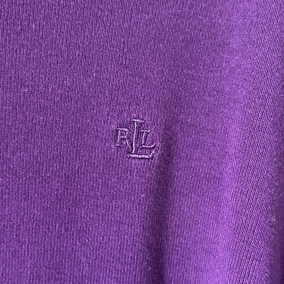 Lauren Ralph Lauren women’s dark purple crewneck long sleeve size 3X insignia - Picture 5 of 6